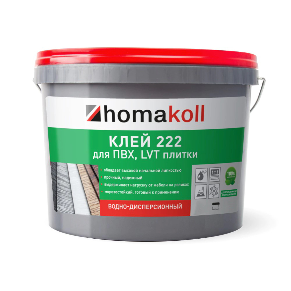 Клей для напольных покрытий Homa,  коллекция , «Homakoll 222 1кг (Клей для плитки ПВХ)» - фото