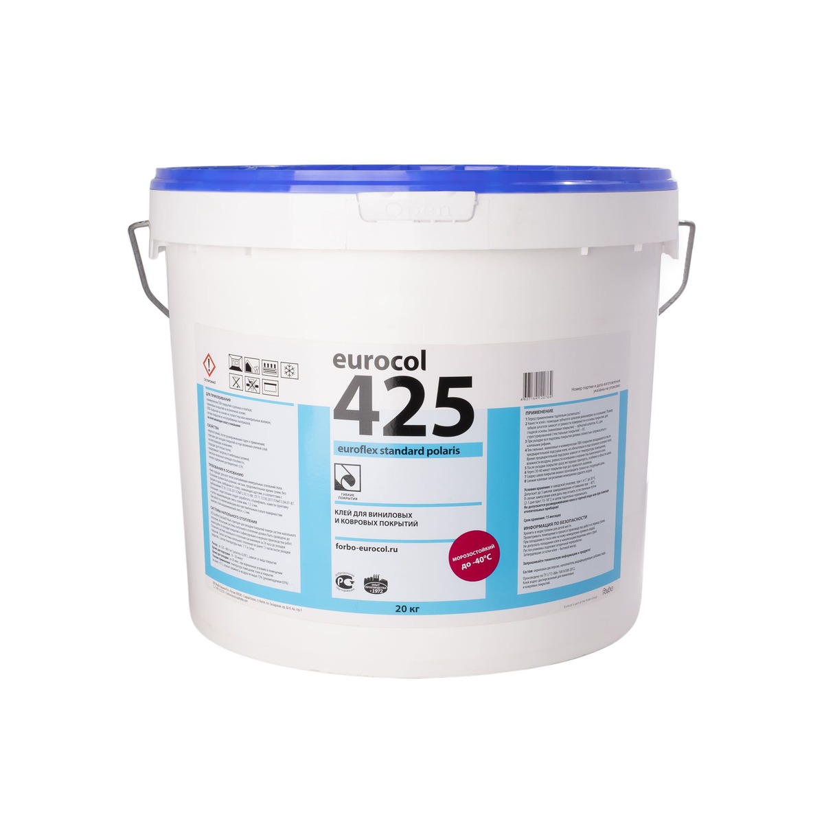 Клей для напольных покрытий Forbo,  коллекция 425, «425 Eurotack Standard 20кг (Морозостойкий)» - фото