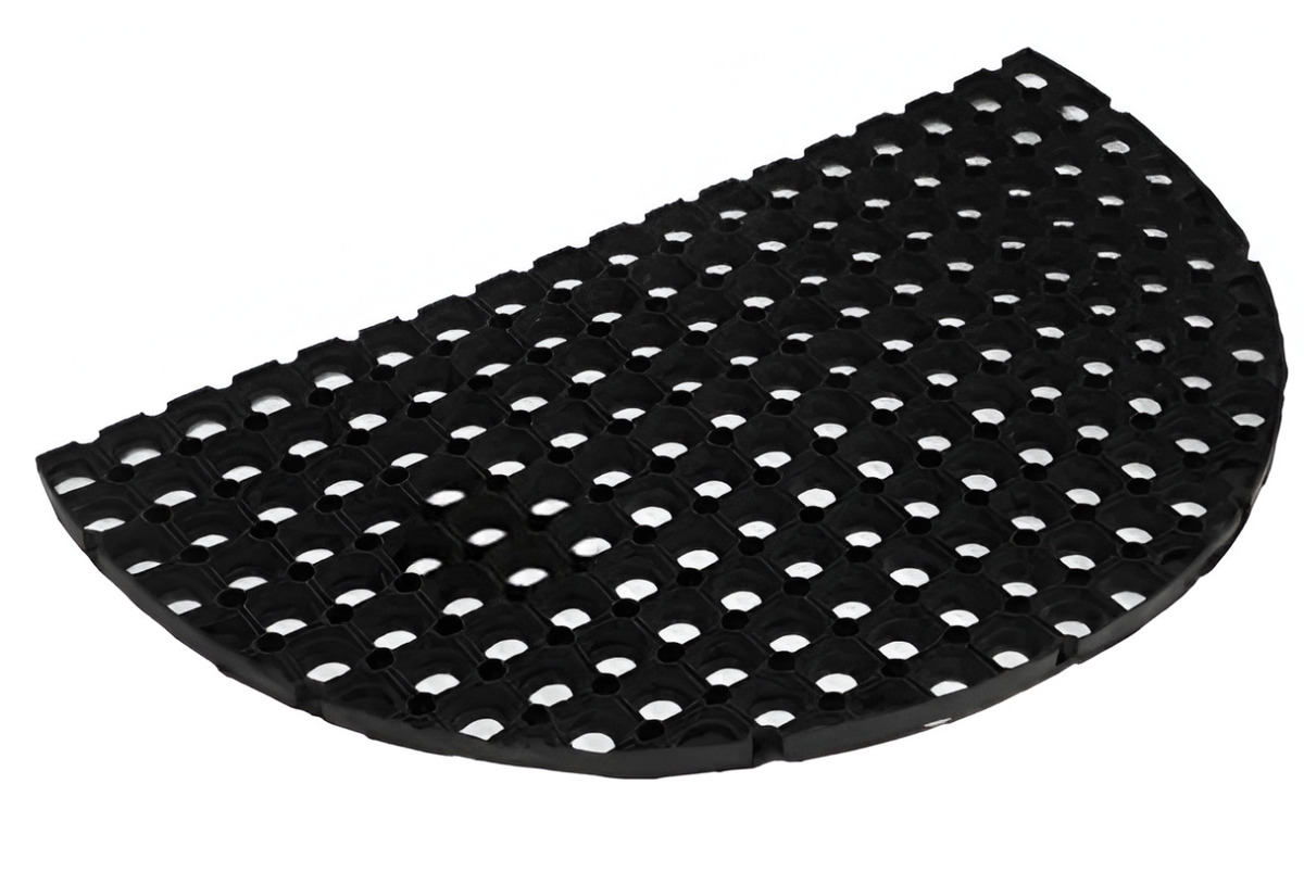 Резиновые накладки на ступени Балт Турф,  коллекция Люкс, «Ячейка полукруг 45 х 75 - 22 мм» - фото