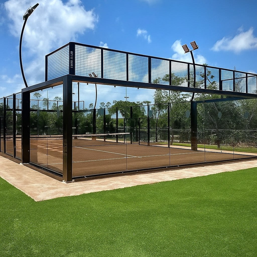 Поле для падл-тенниса Premium Grass,  коллекция Padel, «Padel Tennis 12 Brown (20 х 10 м)» - фото
