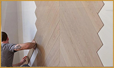 Вертикальная укладка ламината на стены - способы монтажа