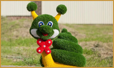 Топиар фигуры из искусственной травы