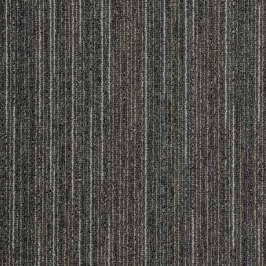 Ковровая плитка Bonkeel,  коллекция Age, «Strip Brown» - фото