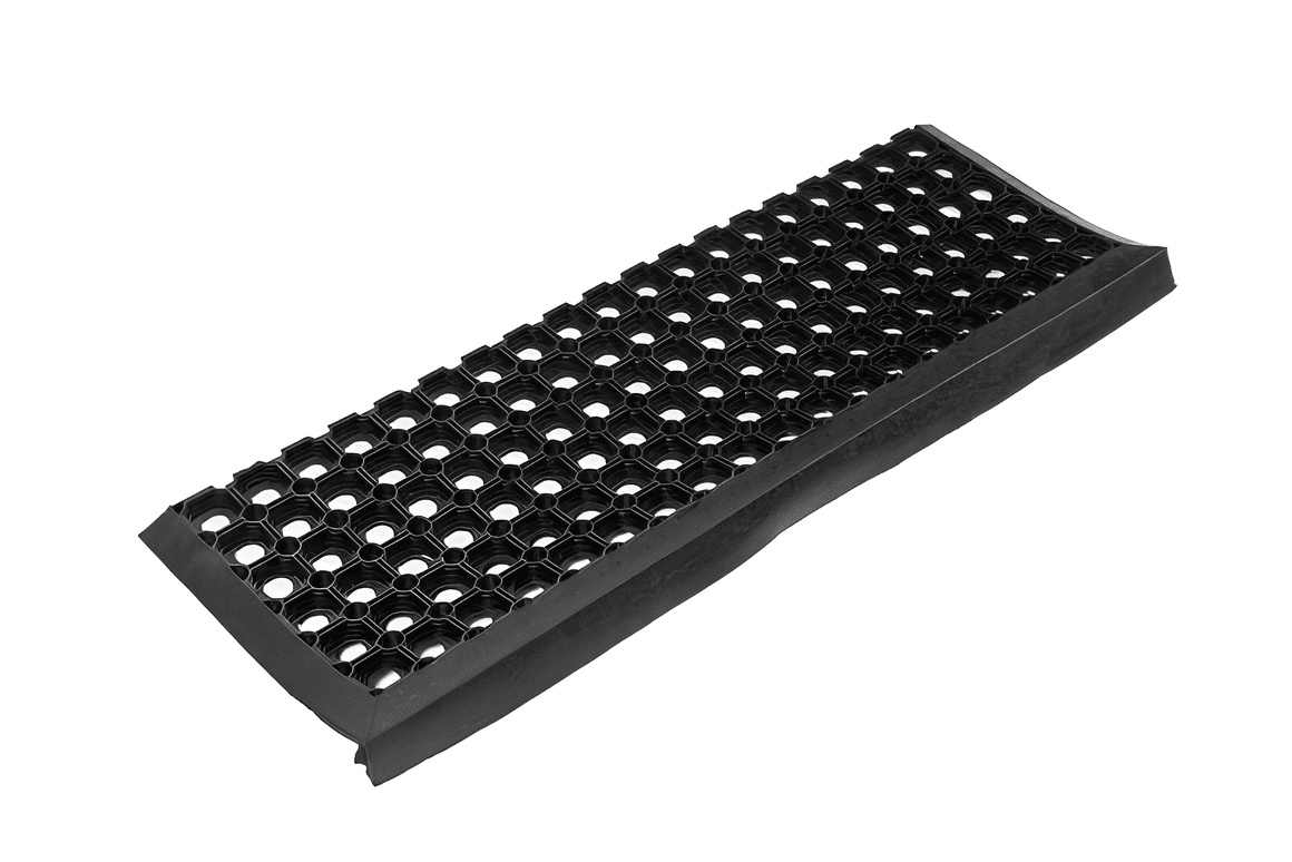 Резиновые накладки на ступени Балт Турф,  коллекция Люкс, «Ячейка с барьером 25 х 75 - 16 мм» - фото