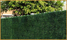 Заборы из искусственного газона