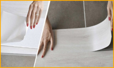 Укладка самоклеющегося линолеума «Stepper»