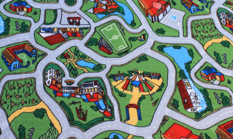 ОСТАТКИ Нева Тафт,  коллекция Принт, «Лунапарк» - фото