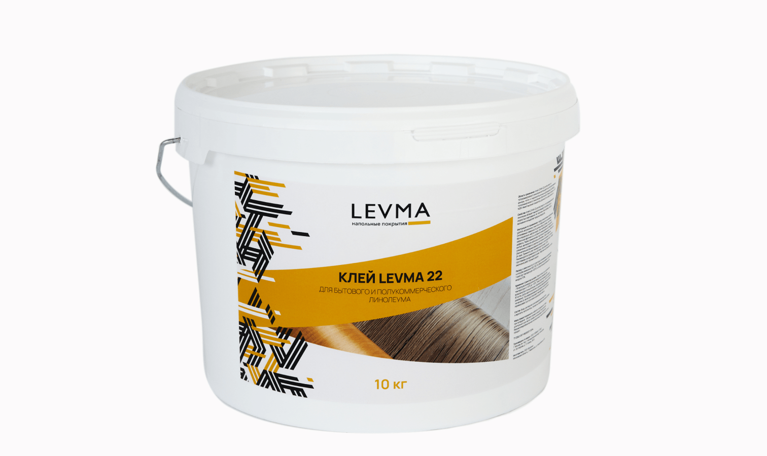 Клей для напольных покрытий LEVMA,  коллекция Levma glue, «Levma 22 10кг (Для бытового и полукоммерческого линолеума)» - фото