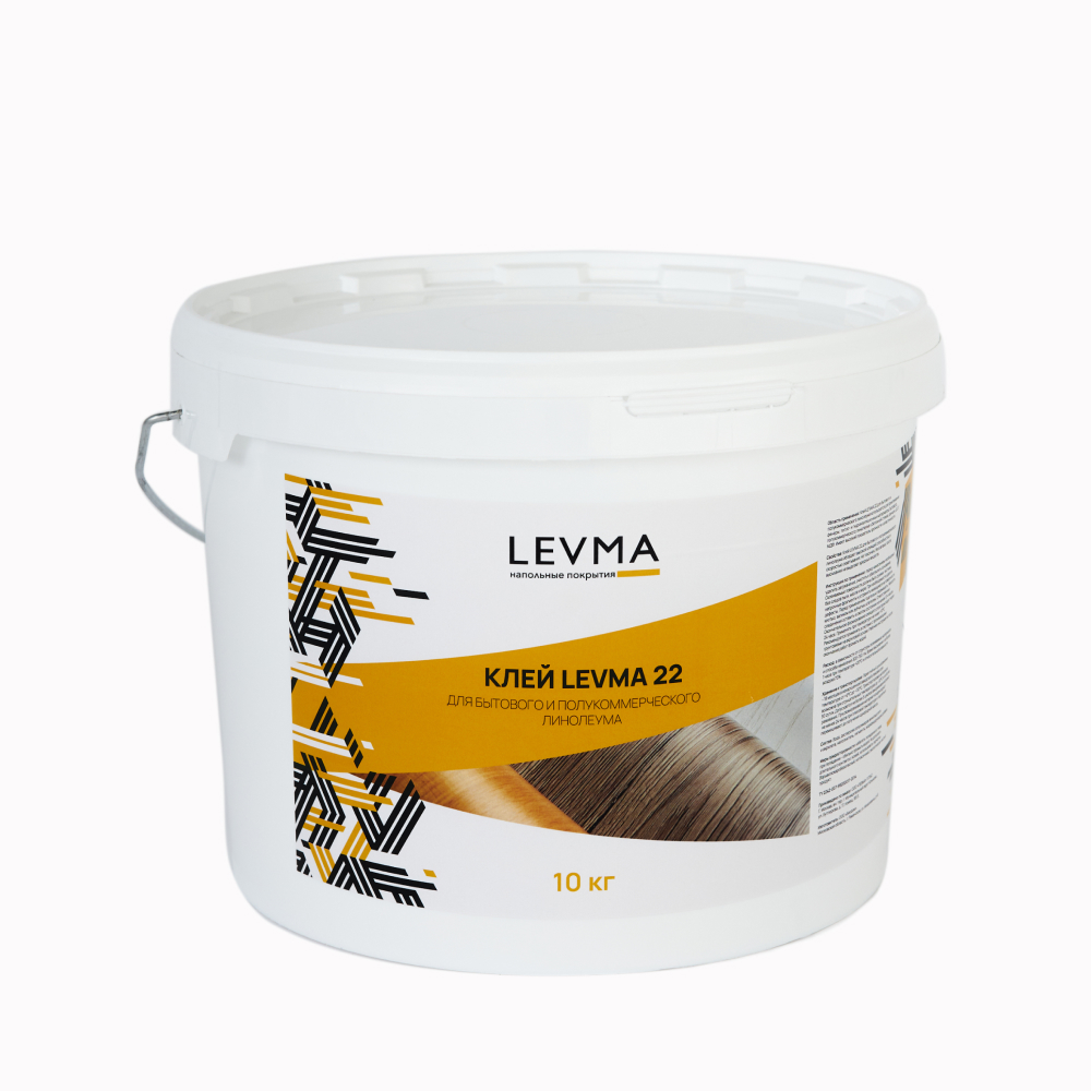 Клей для напольных покрытий LEVMA,  коллекция Levma glue, «Levma 22 10кг (Для бытового и полукоммерческого линолеума)» - фото