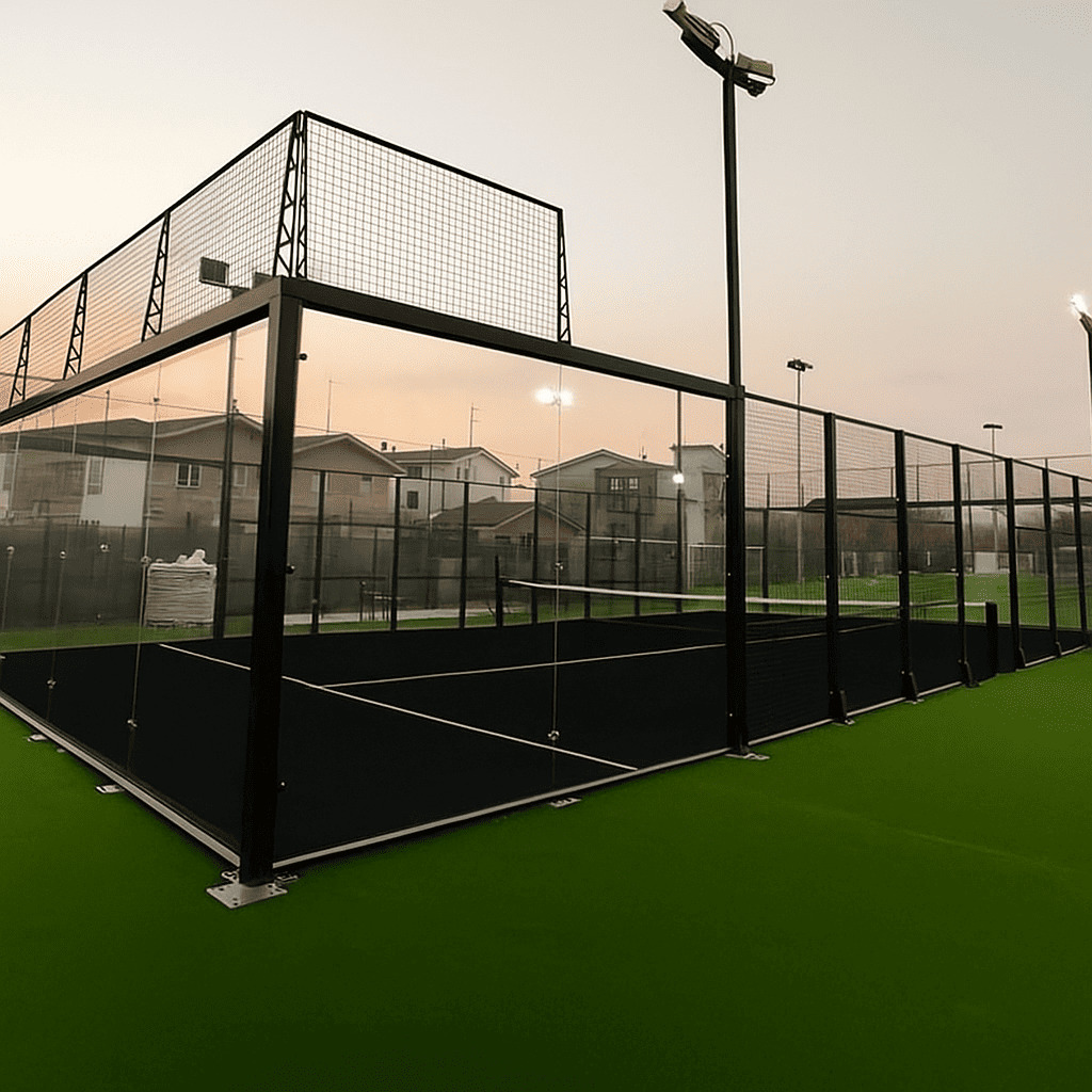 Поле для падл-тенниса Premium Grass,  коллекция Padel, «Padel Tennis 12 Black (20 х 10 м)» - фото