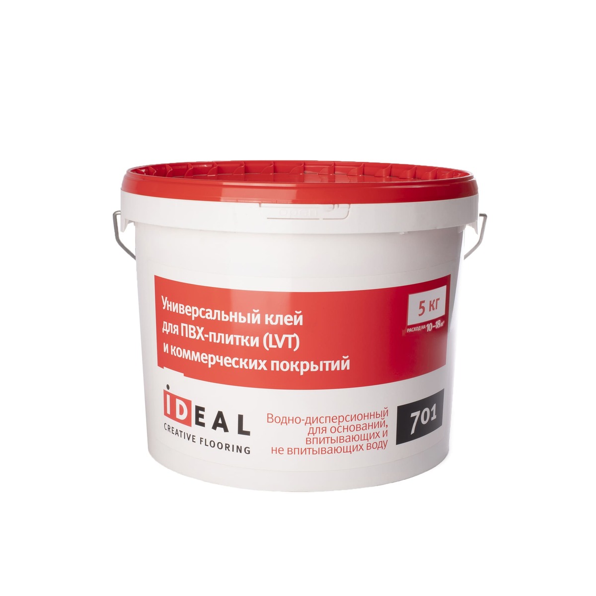 Клей для напольных покрытий iDEAL,  коллекция 701, «IDEAL 701 5кг (Клей для плитки ПВХ)» - фото