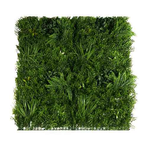 Самшитовые коврики на стену Premium Grass,  коллекция FloraScape,  «TropiFern 100 х 100» - фото