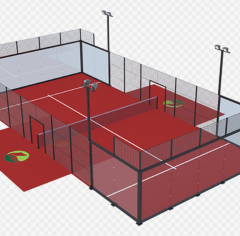 Premium Grass Padel Tennis 12 Bright Red (20 х 10 м)_6330105